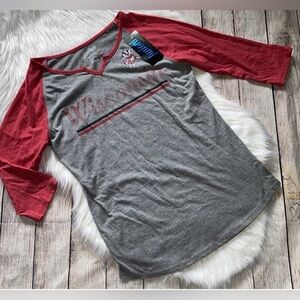Nwt Juniors By Gen_2 Wisconsin Badgers Shirt Size LG 11/13